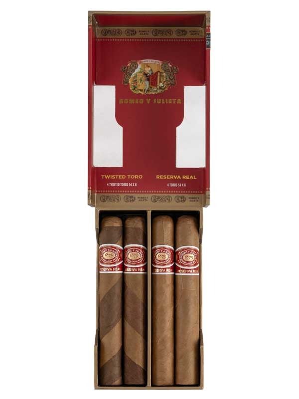 Romeo y Julieta Reserva Real Twisted Toro 8ct Sampler
